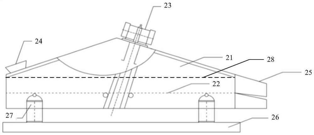 Coal slime drying and crushing device and drying and crushing method