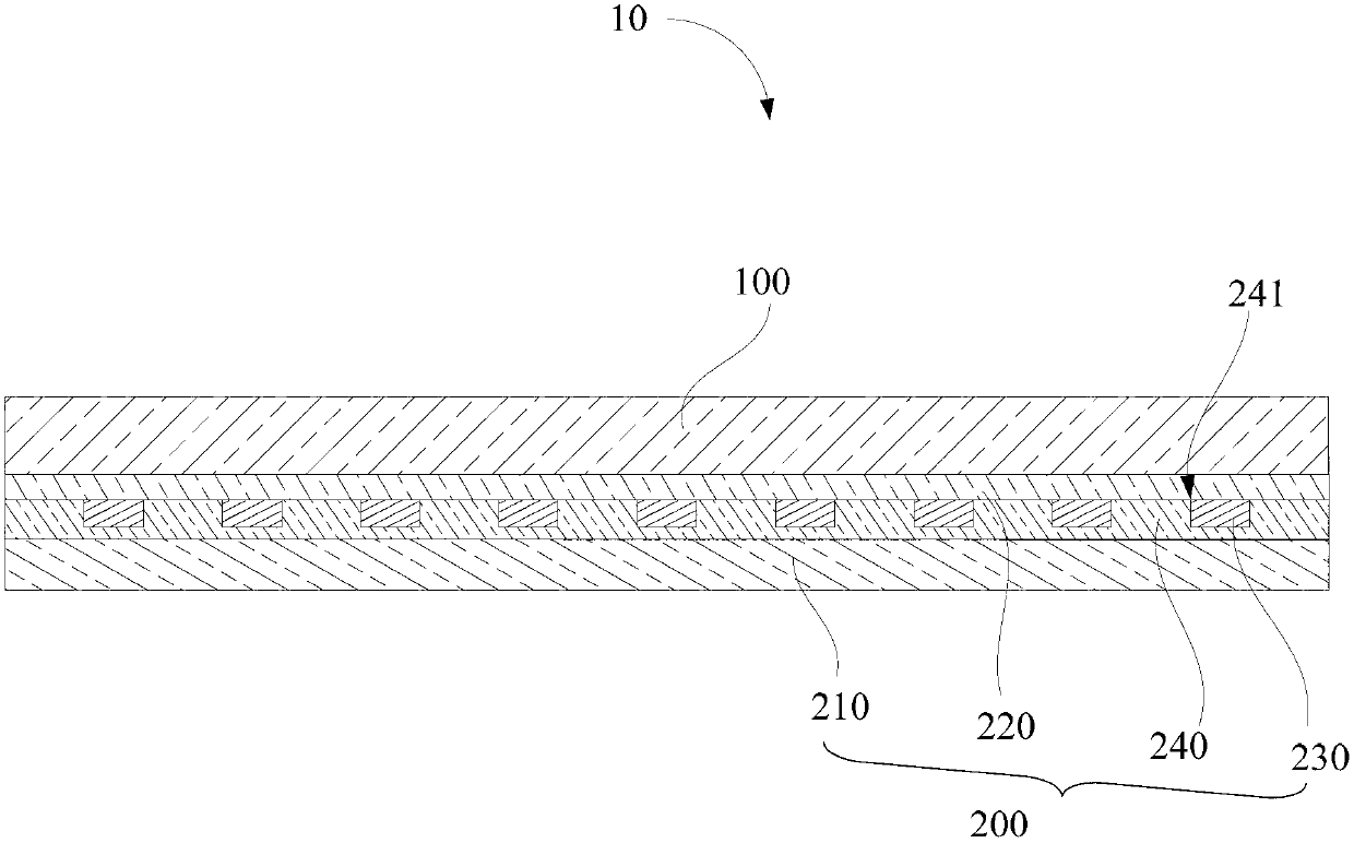 Touch sensitive element and touch screen comprising same