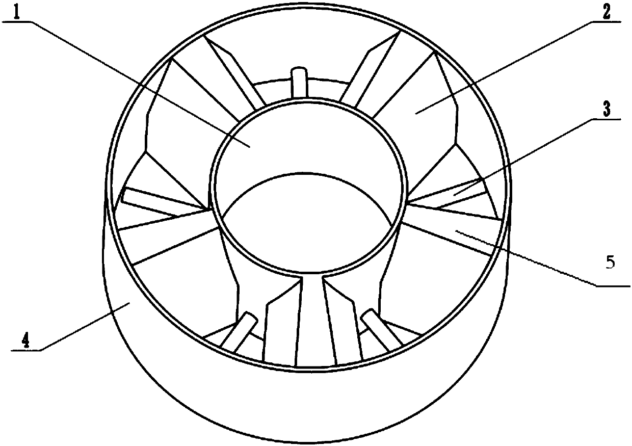 Piezoelectric generating profile instrument damping disc based on Karman vortex street phenomenon