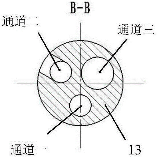 Gas well storage type integrated layered production allocation pressure gauge