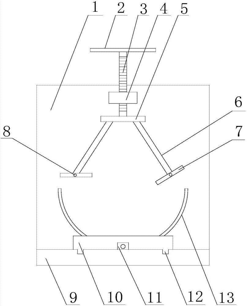 Straightening equipment based on bent steel bar in electric power tower