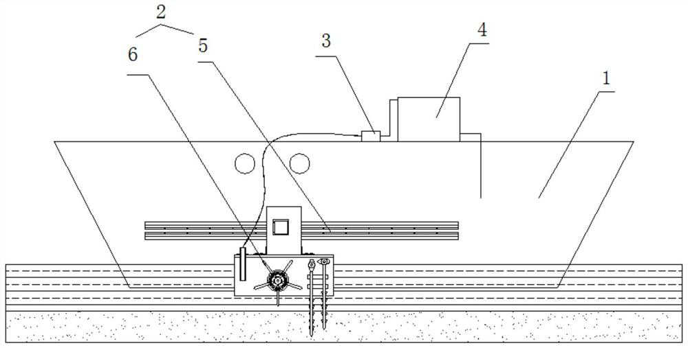 A structure and method for dredging marine nearshore silt