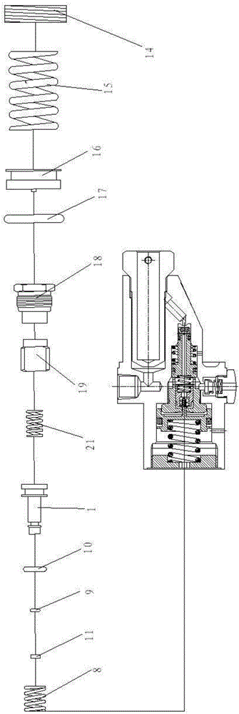 Two-stage pressure reducing regulating valve