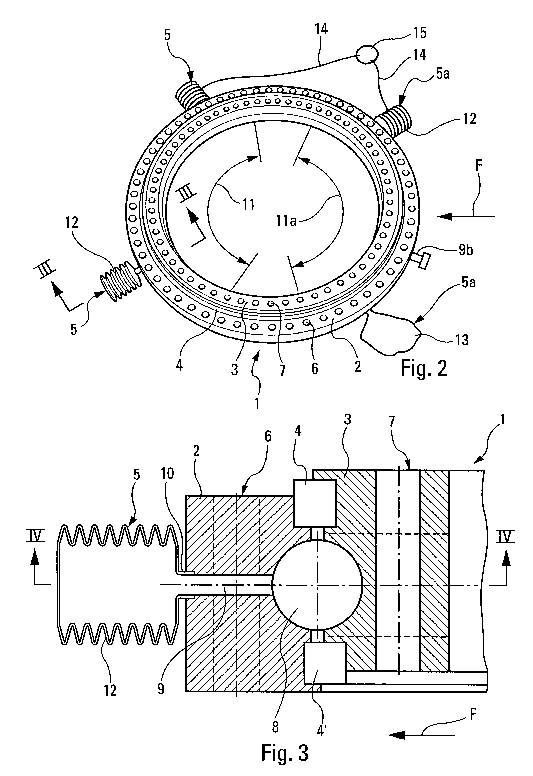 Device for improving the lubrication of bearings, particularly in wind turbines