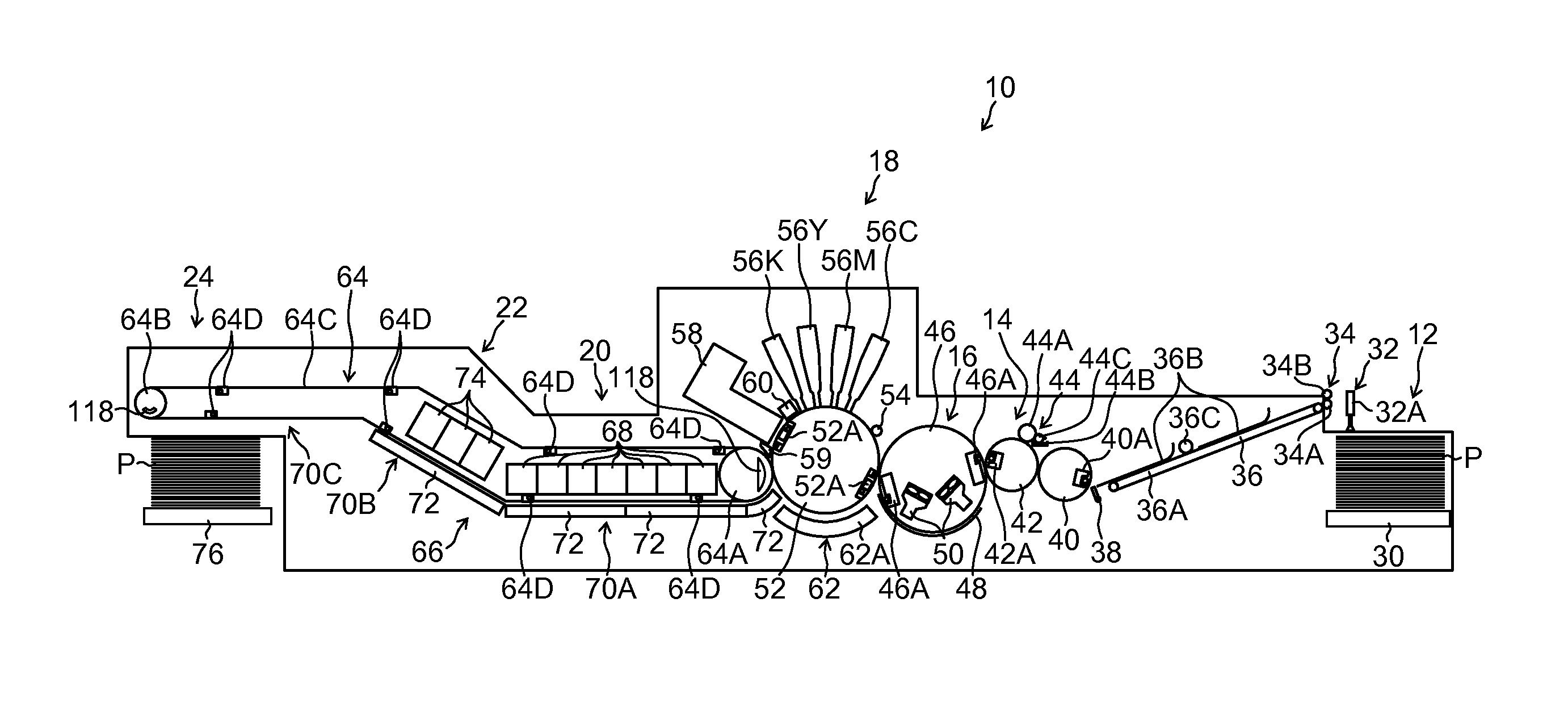 Paper transporting device and image forming device