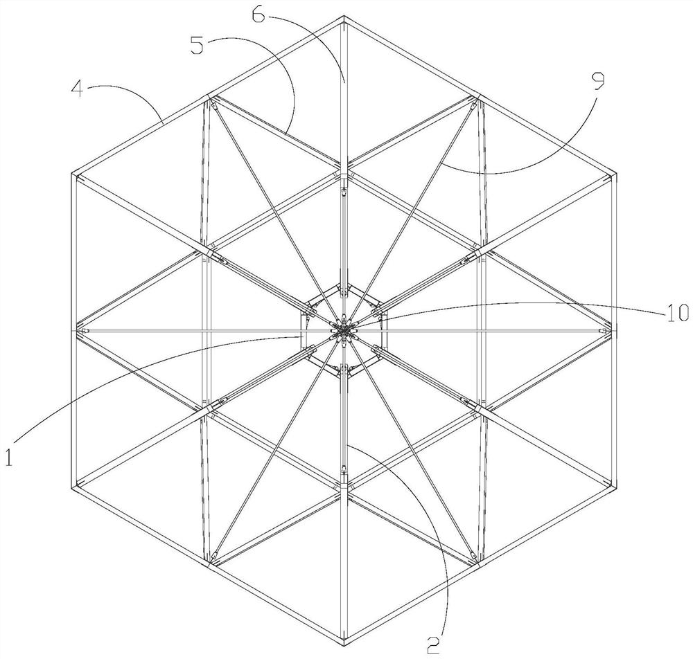 Umbrella-shaped building structure