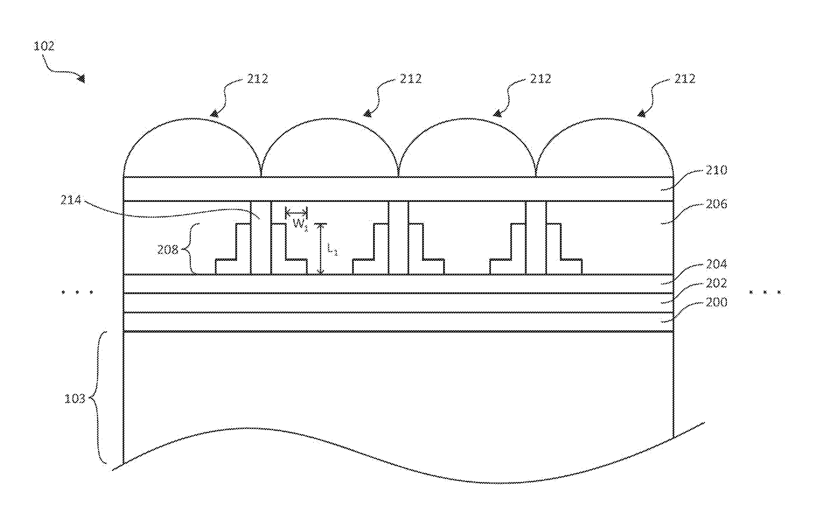 Imaging systems with integrated light shield structures