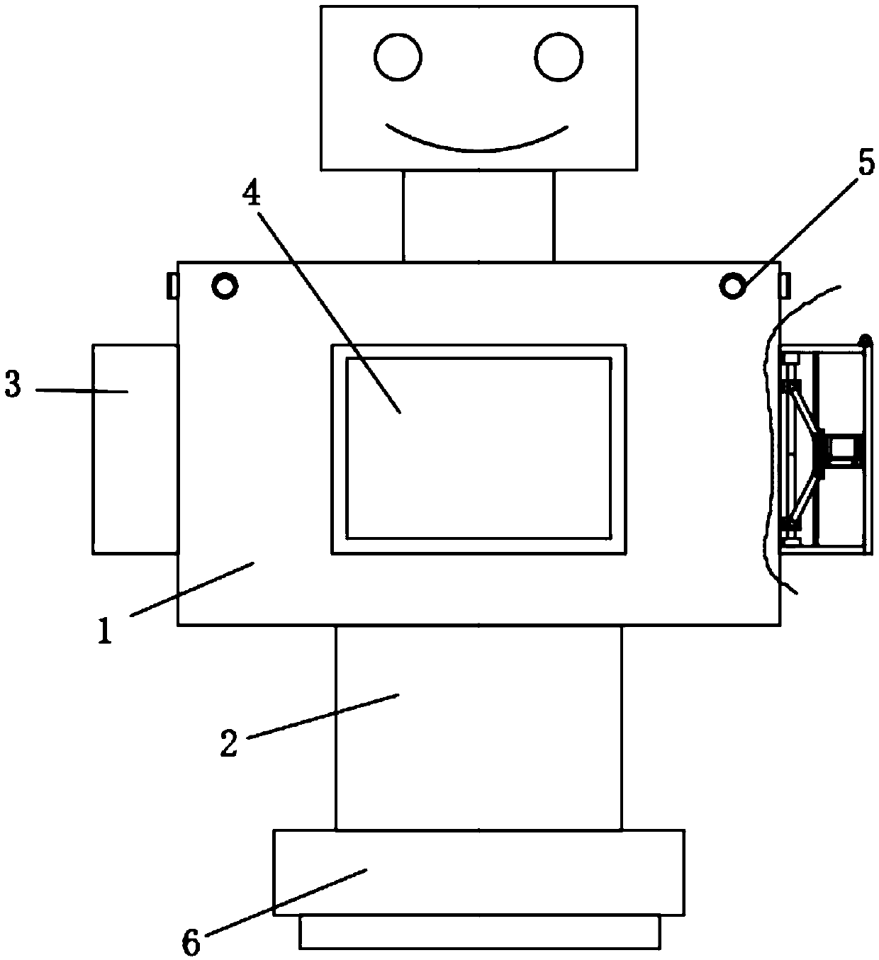 Nursing robot for man-machine conversation by simulating deceased voice based on AI