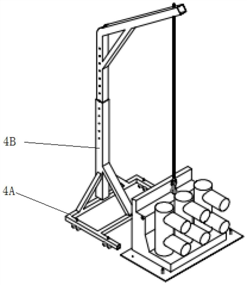 Equipment maintenance and transportation device capable of going up and down steps and using method thereof