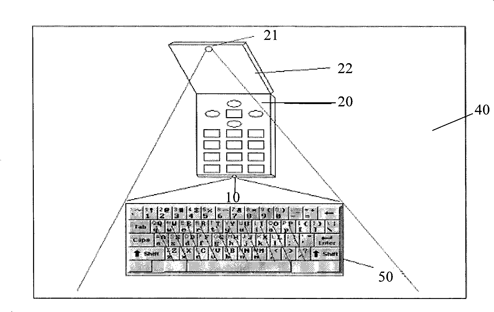 Full-functional press-key mobile phone and inputting method