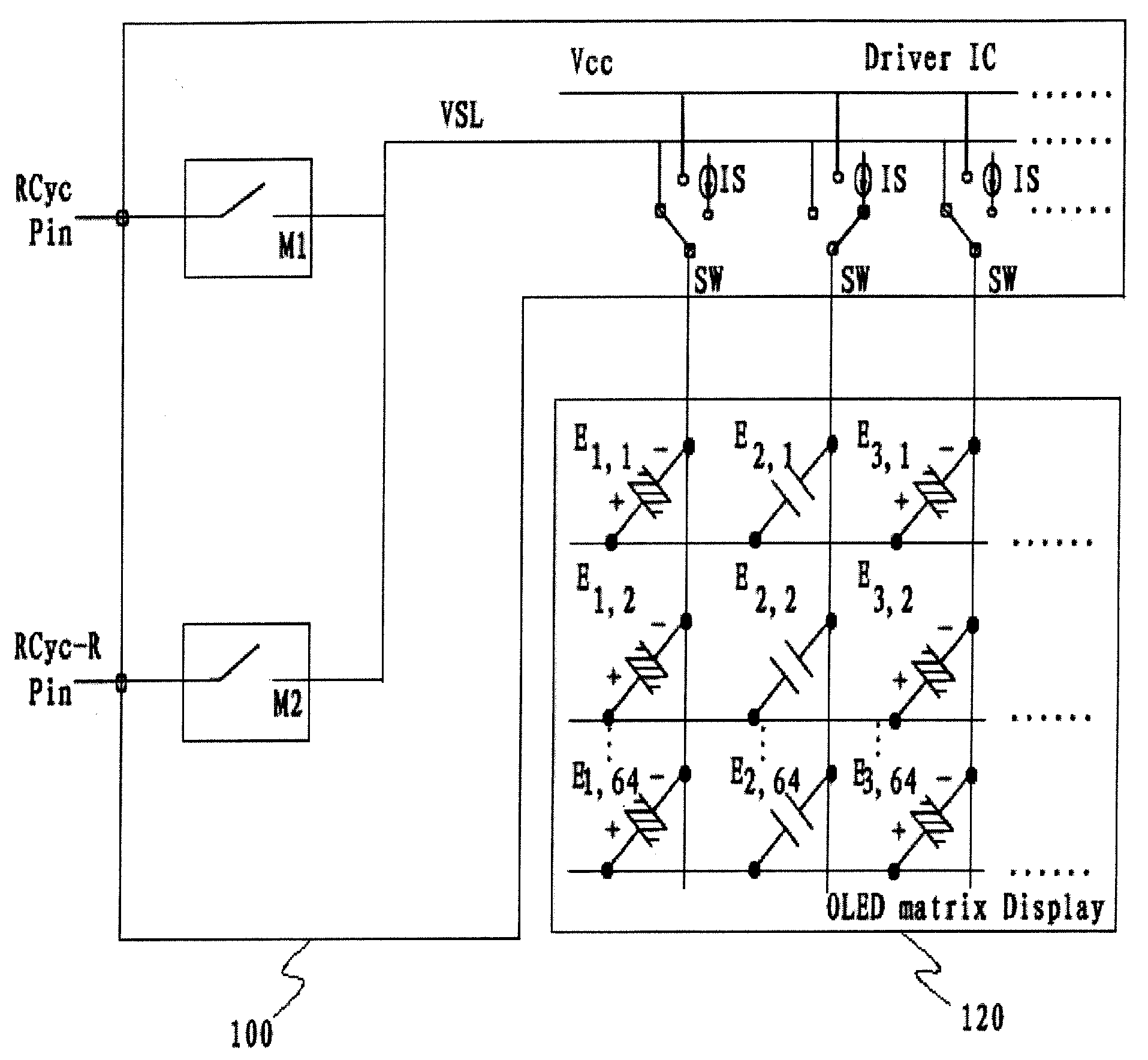 Method and apparatus for power recycling in a display system