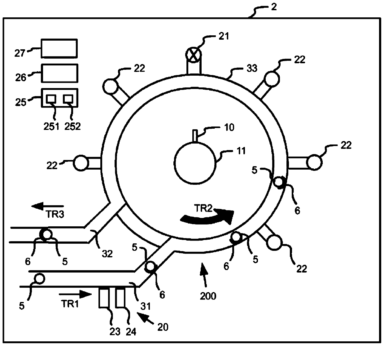 Container handling apparatus and method for handling containers