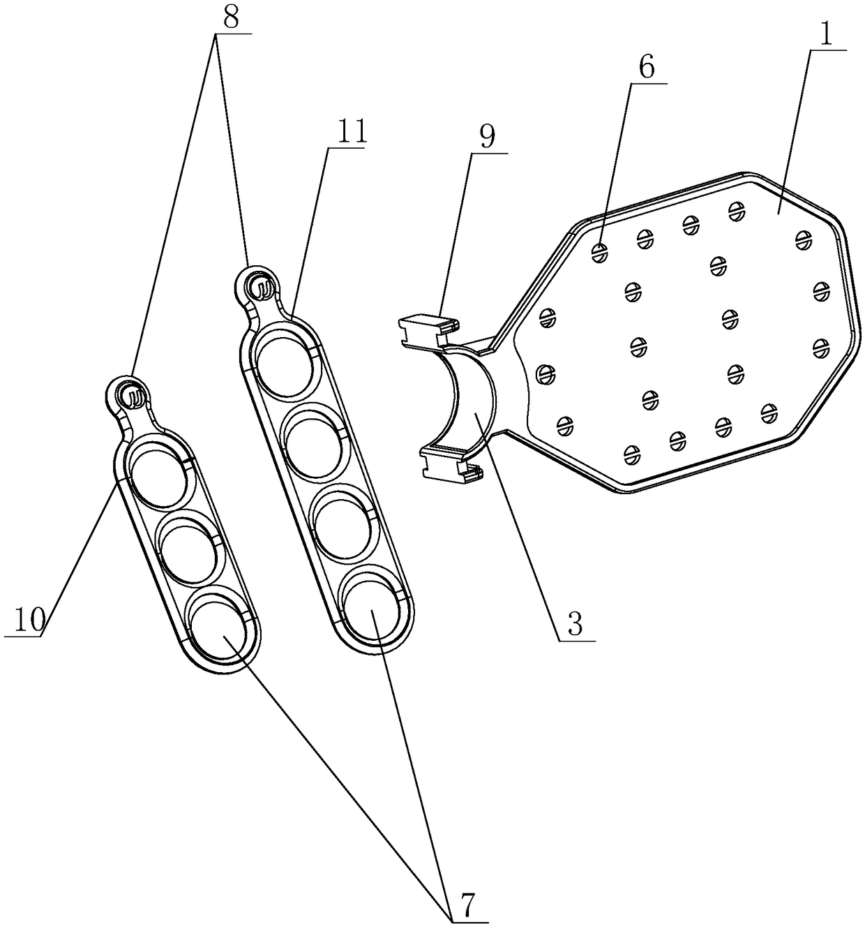 Suction cup rack