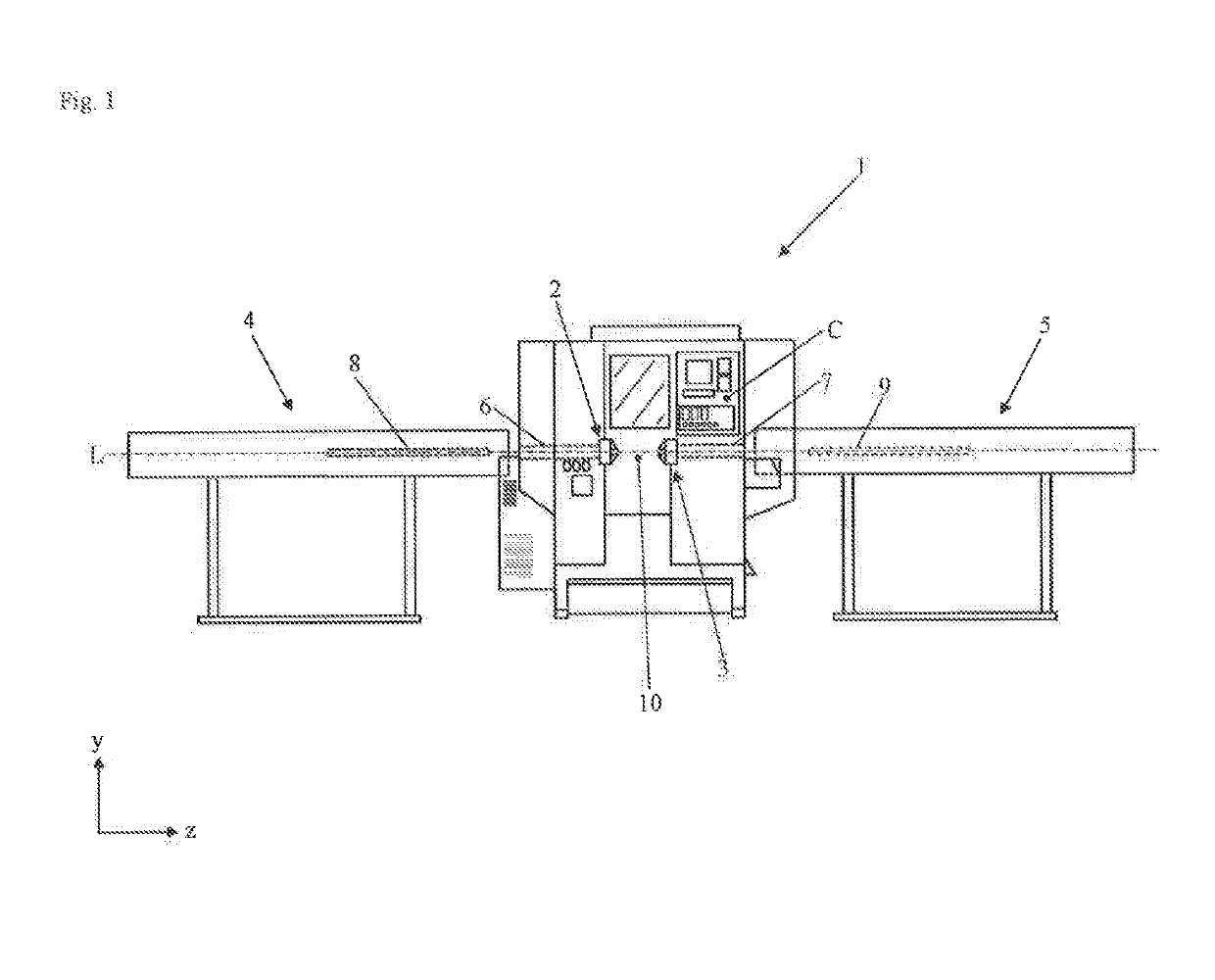 Turning machine and method for turning workpieces