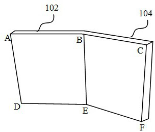 Curved screen calibration method, device, computer equipment and storage medium