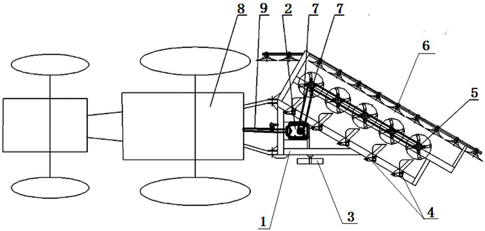 A conventional compound plow and tractor