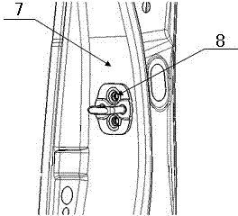 Adjustable car door lock pin mounting accessory