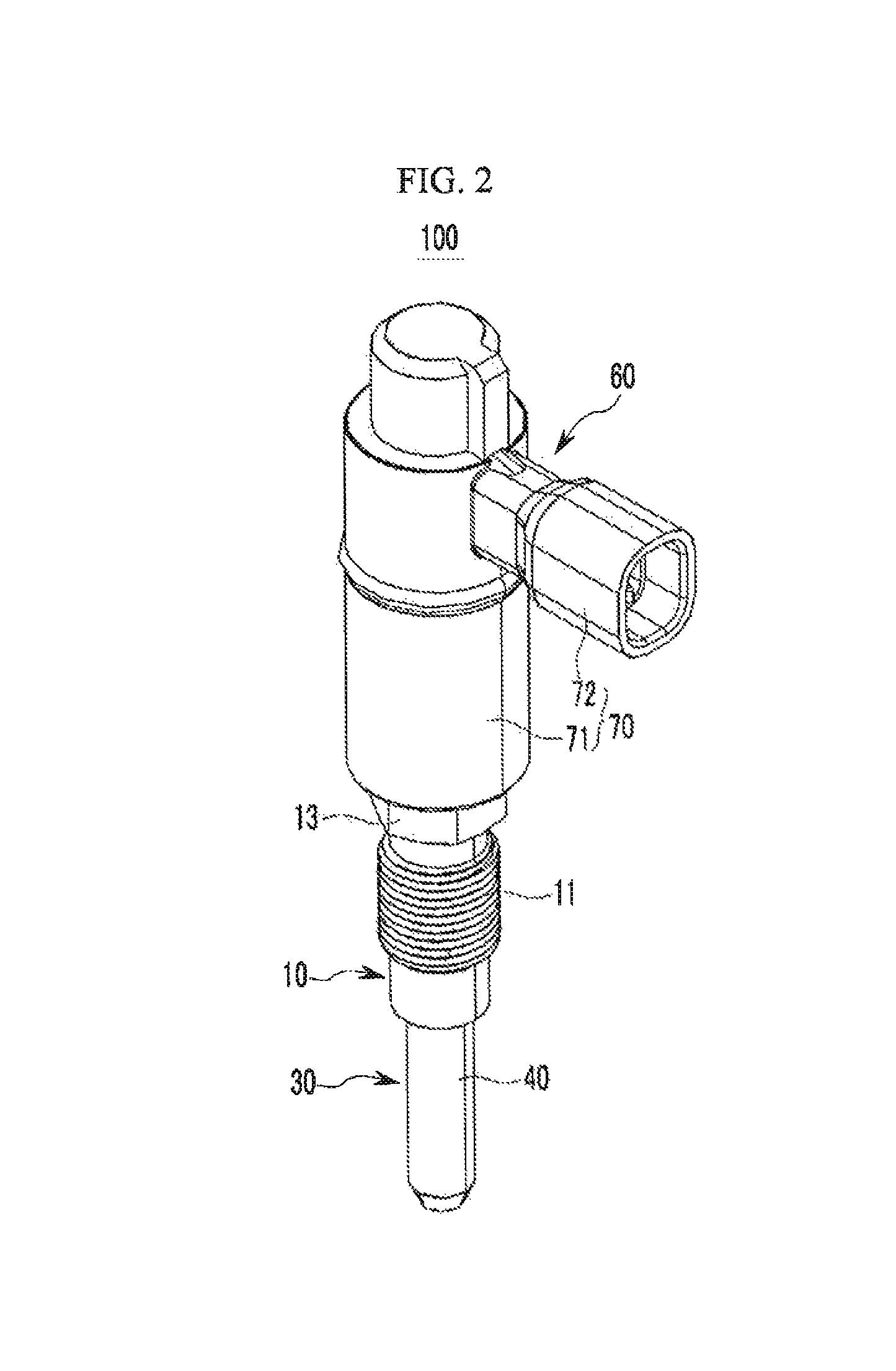Glow plug and electric thermostat with the same
