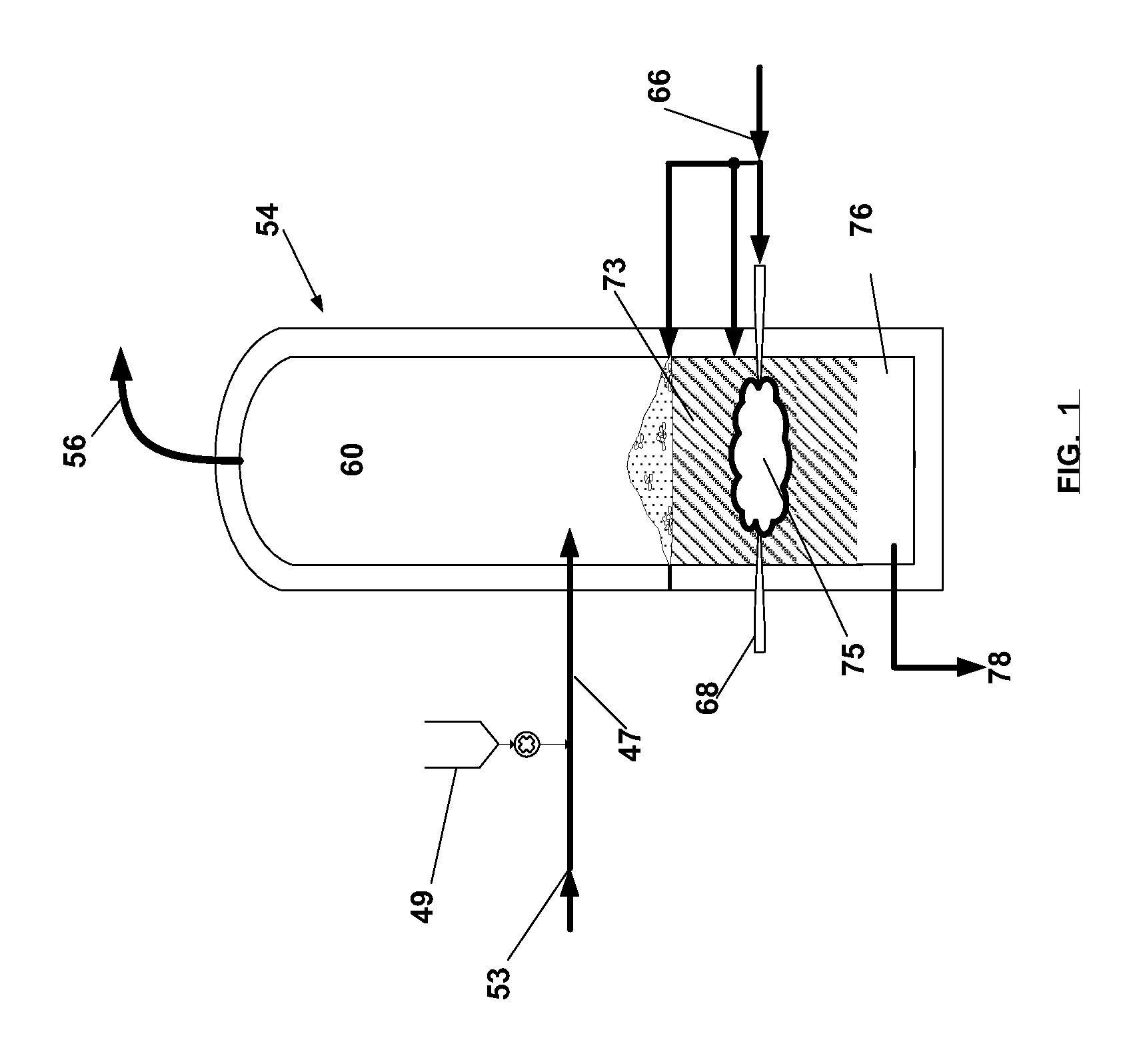 Process for controlling sulfur in a fermentation syngas feed stream