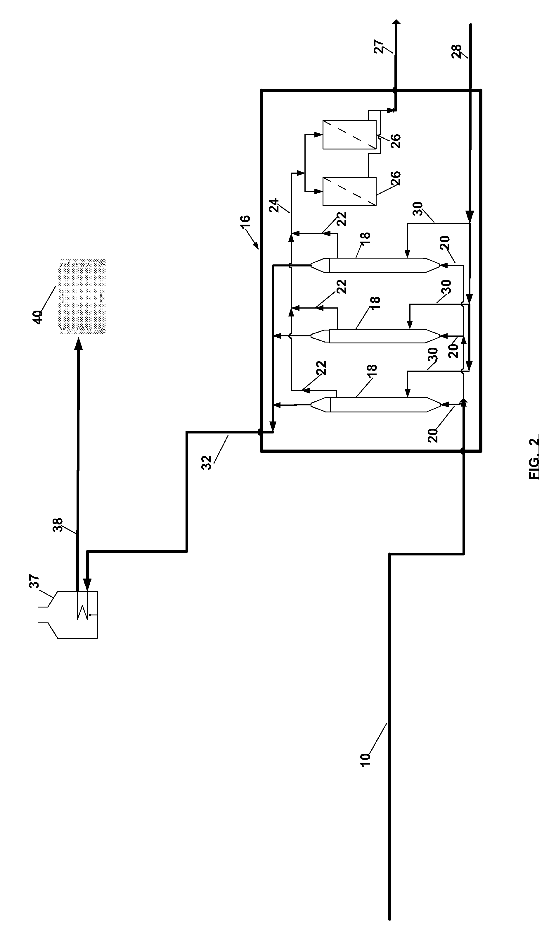 Process for controlling sulfur in a fermentation syngas feed stream