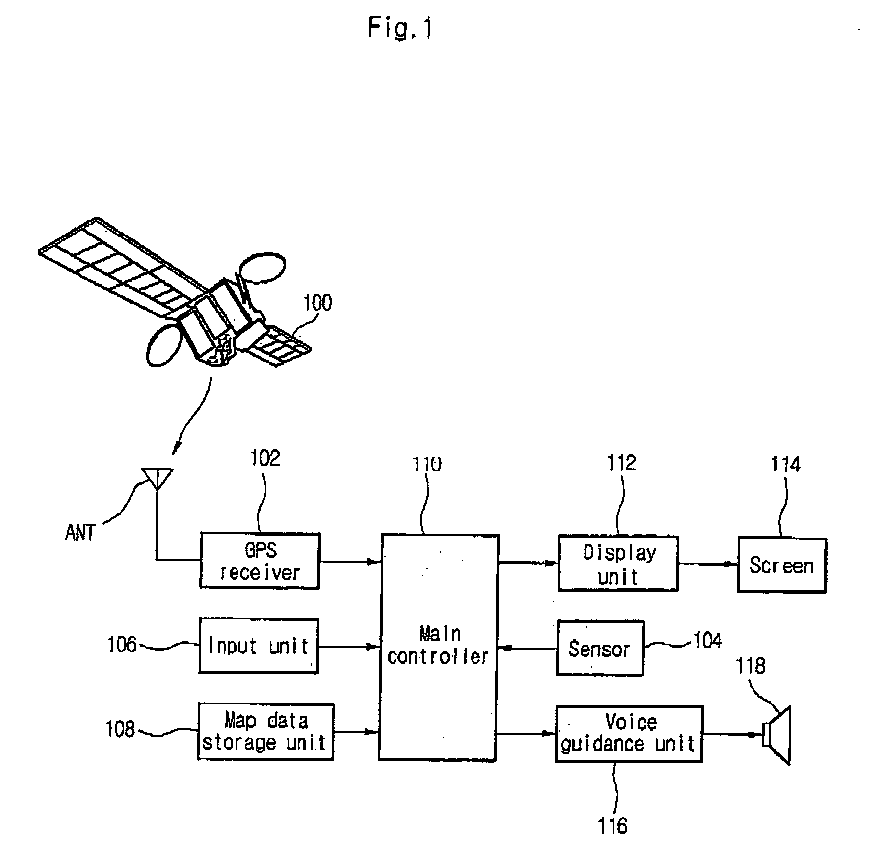 Method for estimating location of moving object in navigation system
