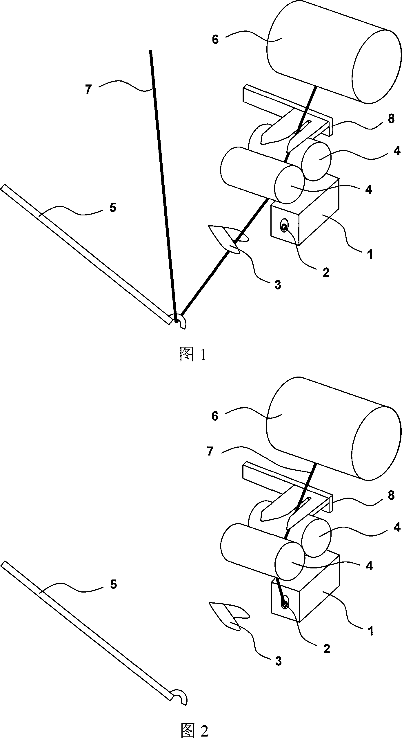 Method of preparing yarn thrum cut in a certain length and spinner with a device for preparing the yarn thrum for executing said method