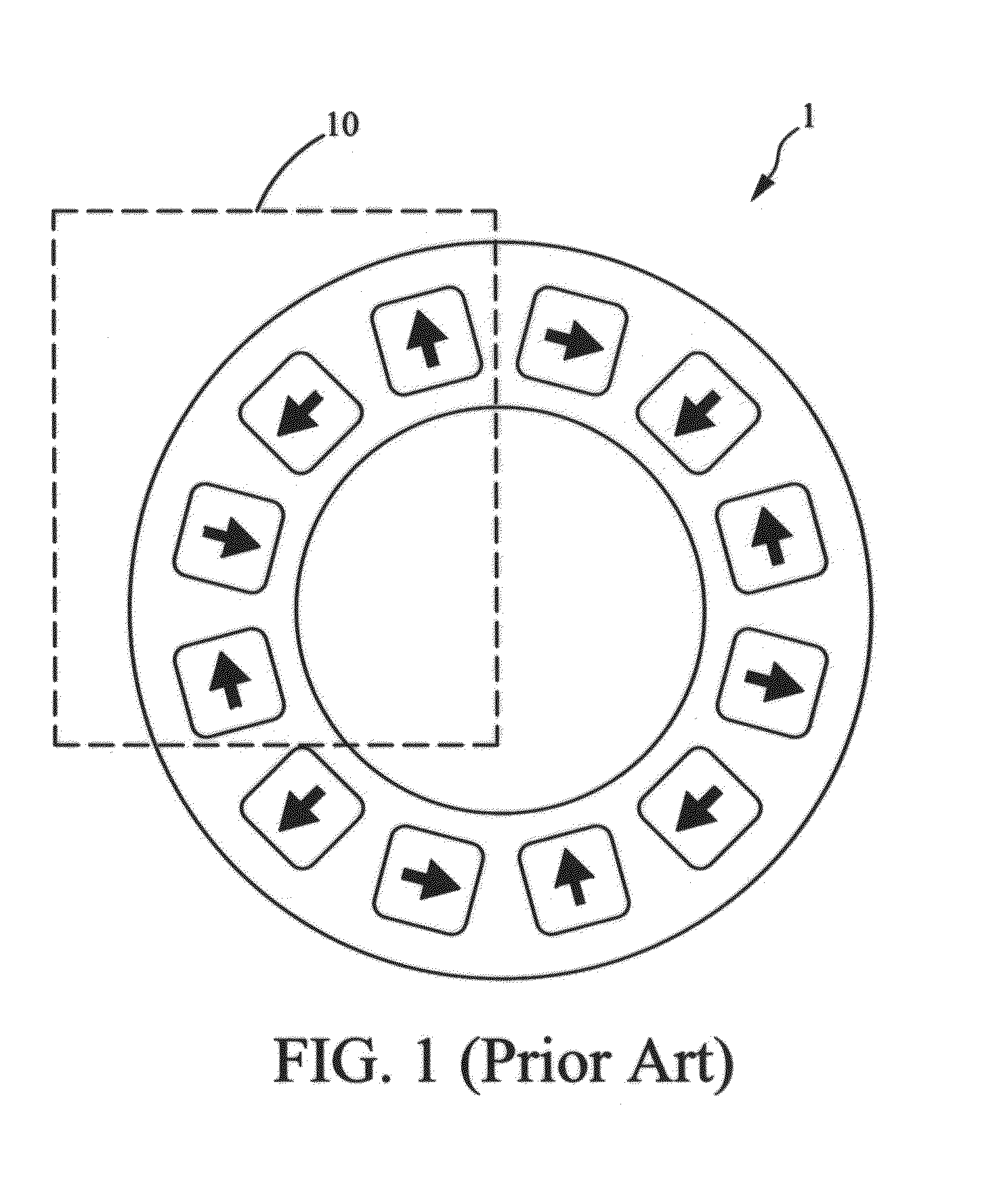 Magnetic modue of electron cyclotron resonance and electron cyclotron resonance apparatus using the same