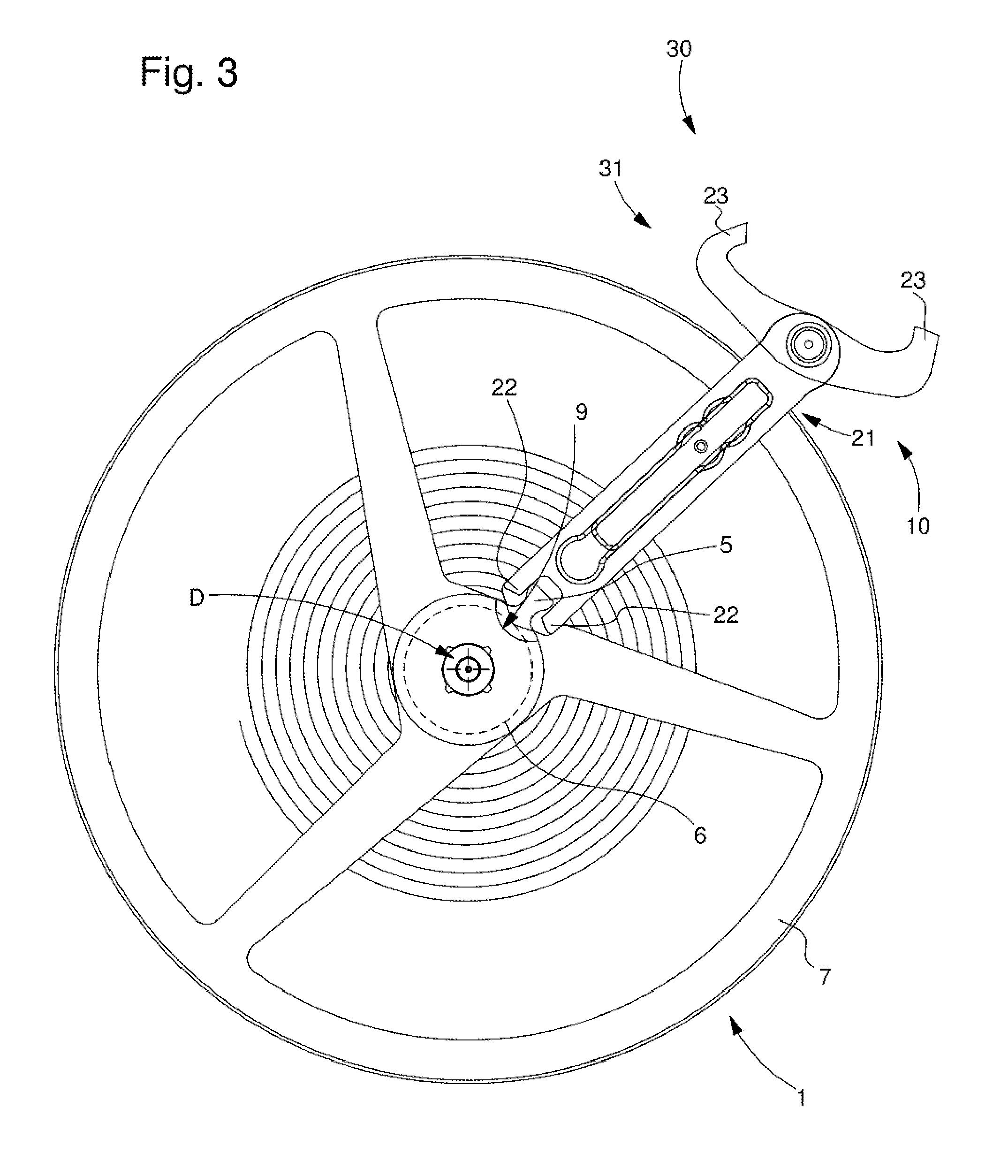 Timepiece assembly with overmoulded wheel sets