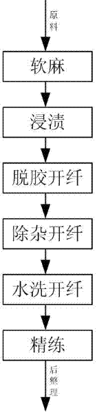 Simple and rapid mechanical degumming production equipment and technology of ramie