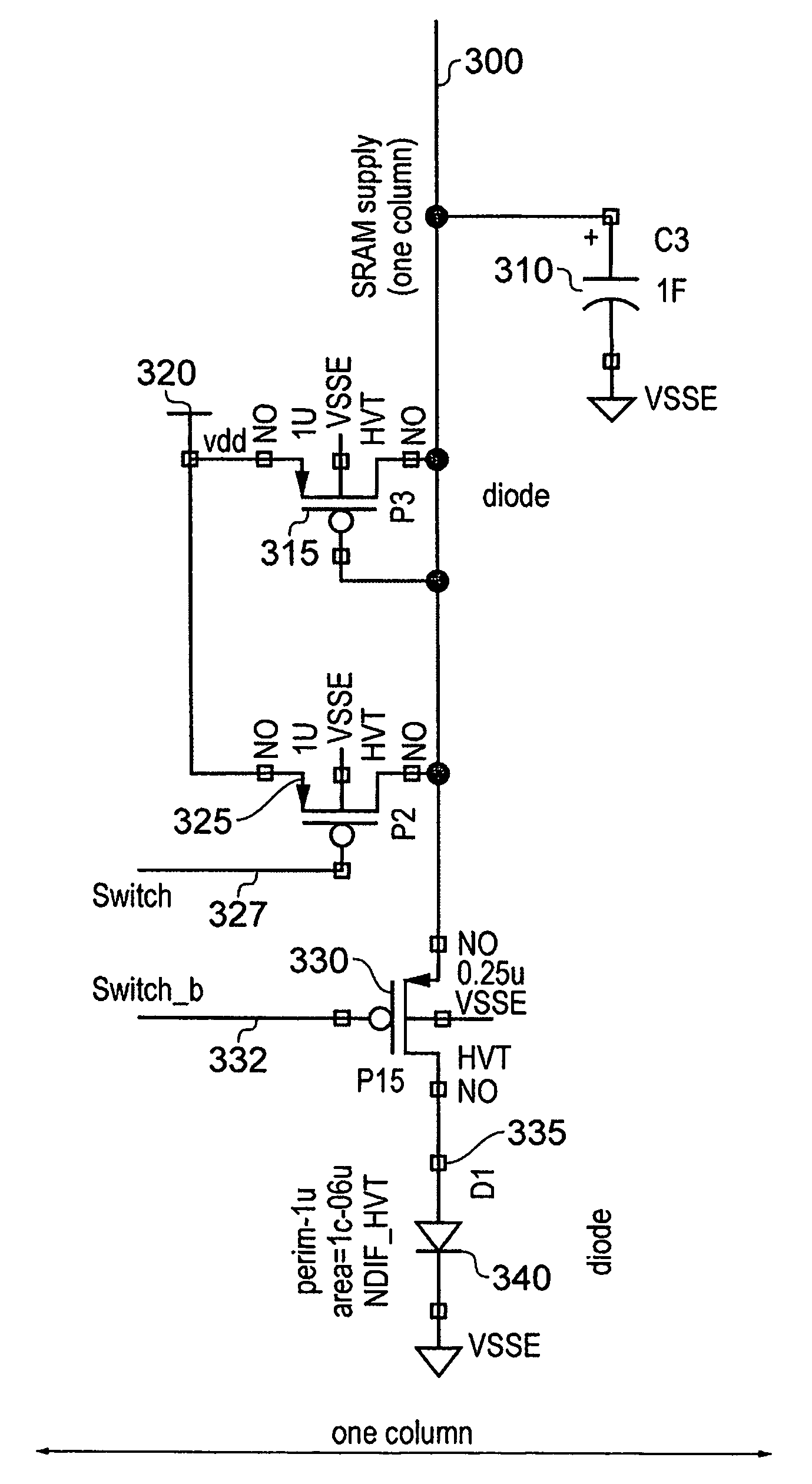 Memory device and method of operating such a memory device