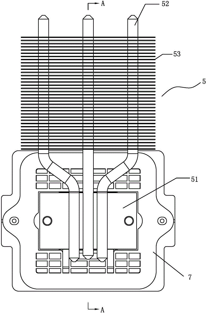 Heat pipe for electronic wine cabinet and cold and heat generation device