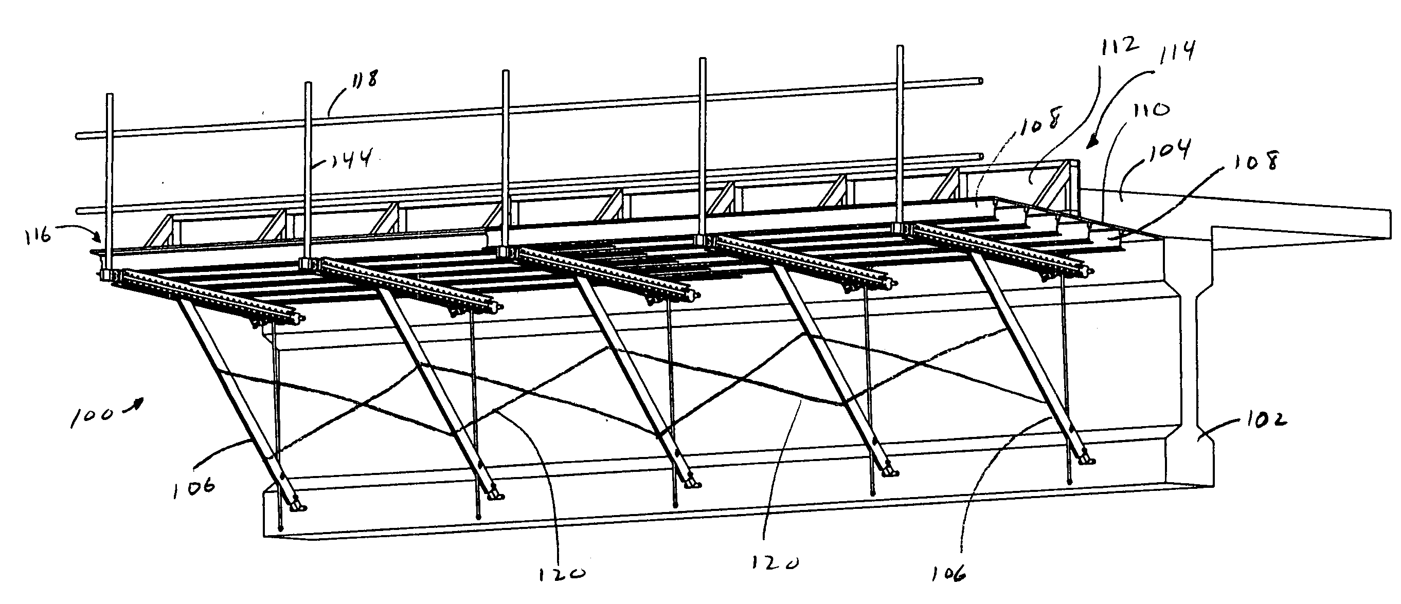 Bridge overhang bracket