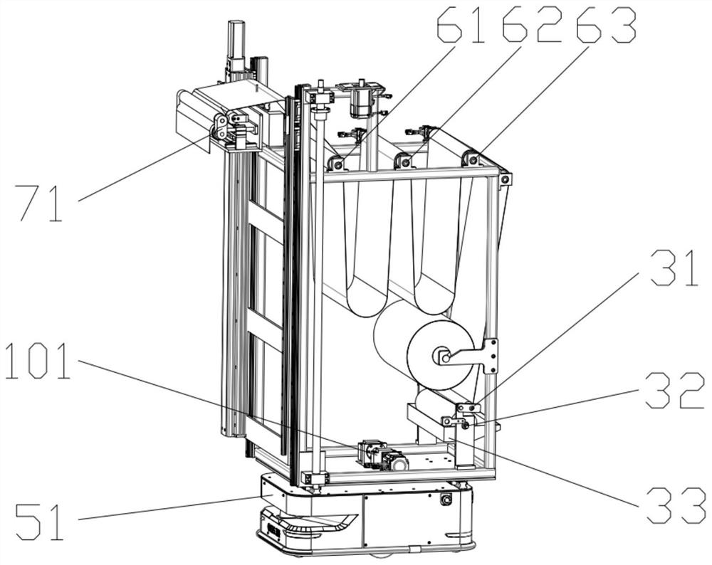 A wallpaper laying robot and wallpaper laying method