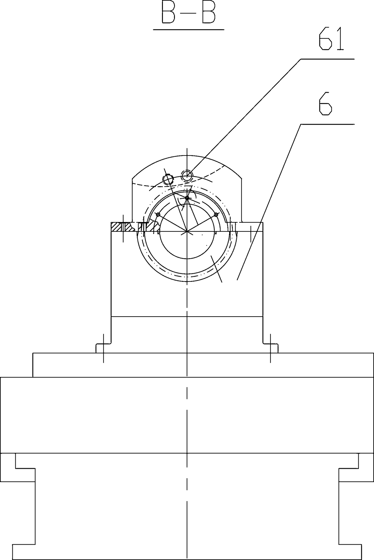 Deep hole machining device and method