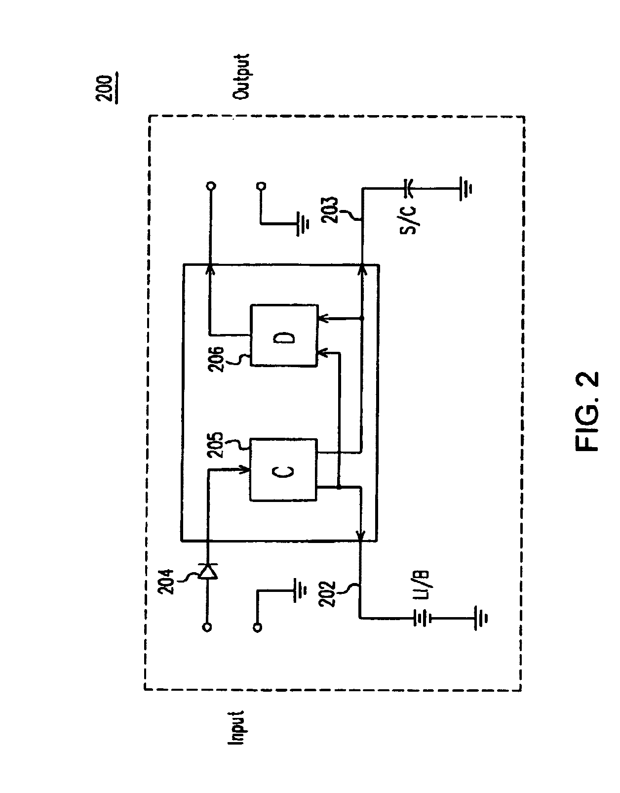 Battery with built-in load leveling