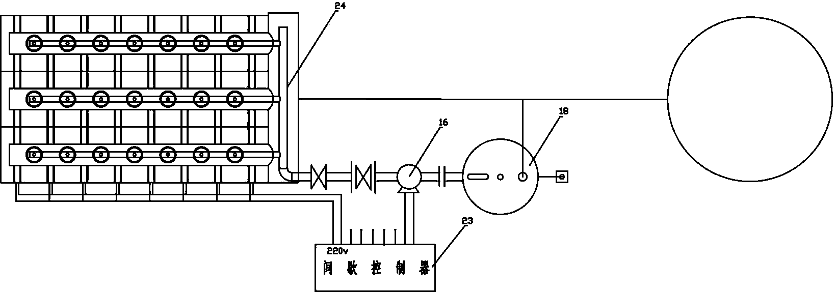 Evaporating pipe and evaporating pipe type heat storage boiler heat exchange system