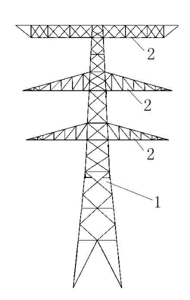 Three-dimensional wind-resistant design method for power transmission tower