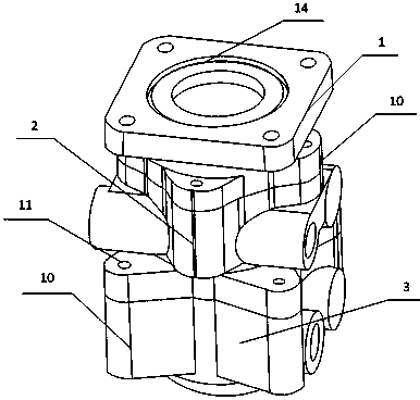 Novel brake valve device