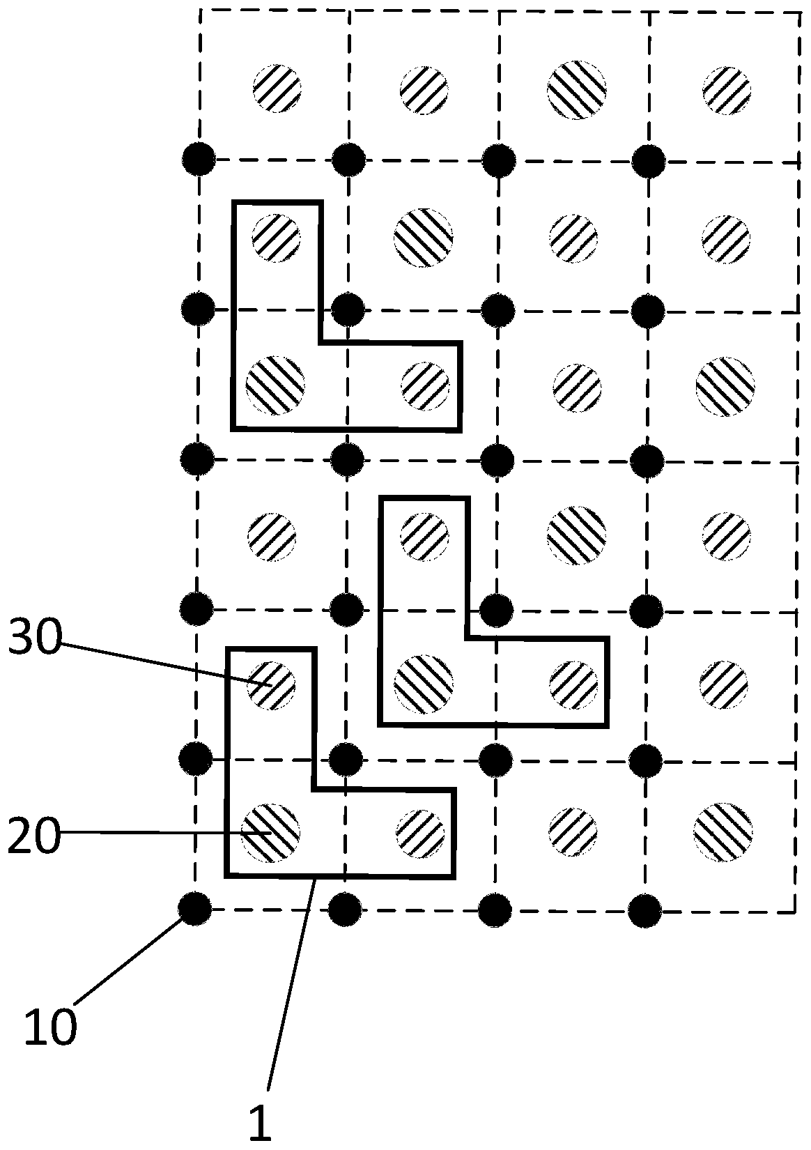Pixel arrangement structure and rendering method thereof