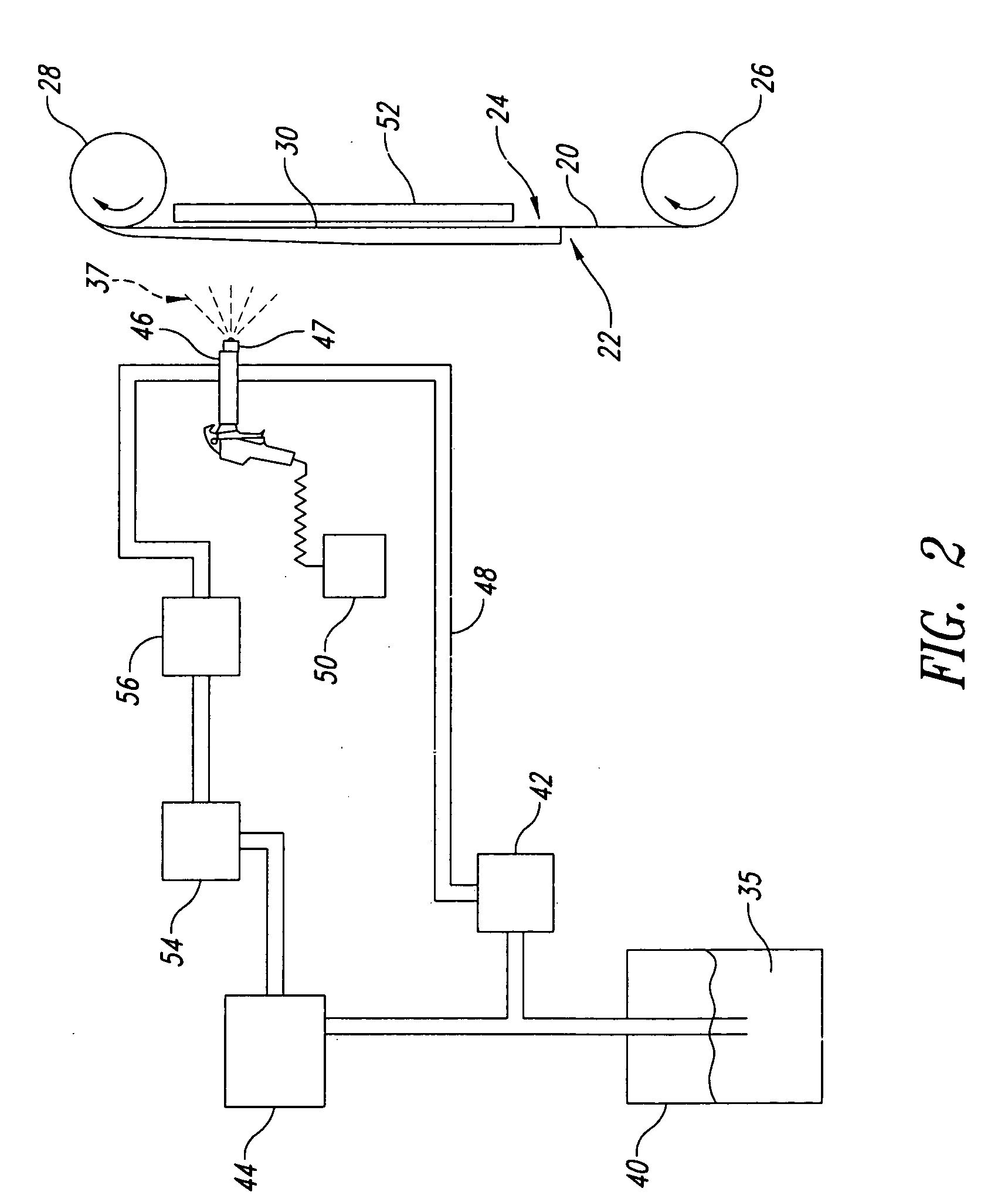 Method and apparatus for electrostatically coating an ion-exchange membrane or fluid diffusion layer with a catalyst layer