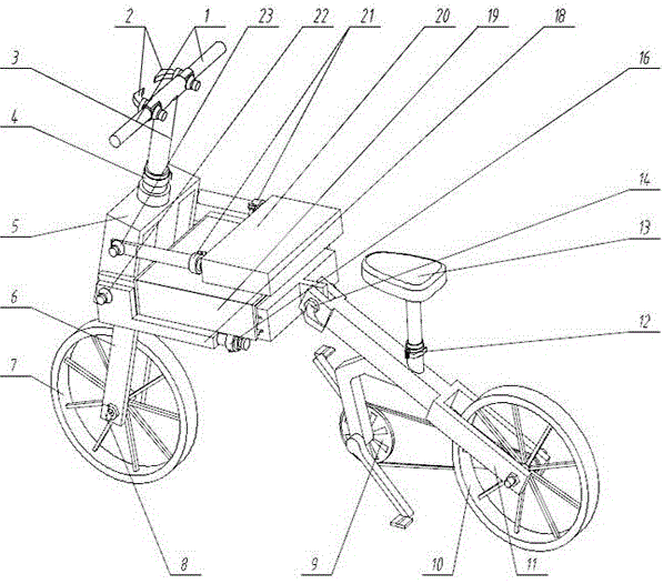 foldable sit and recline bicycle