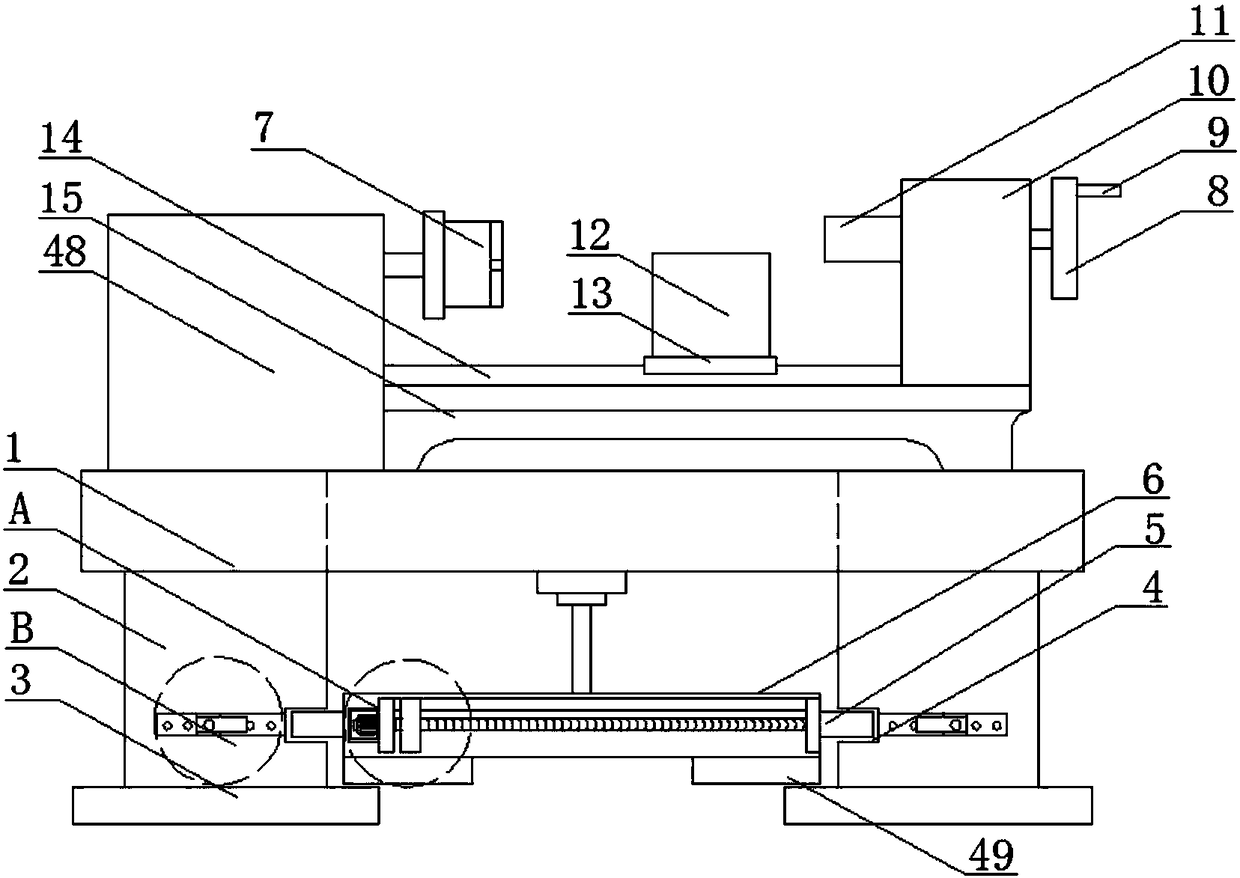 Dust removing device for machine tool machining