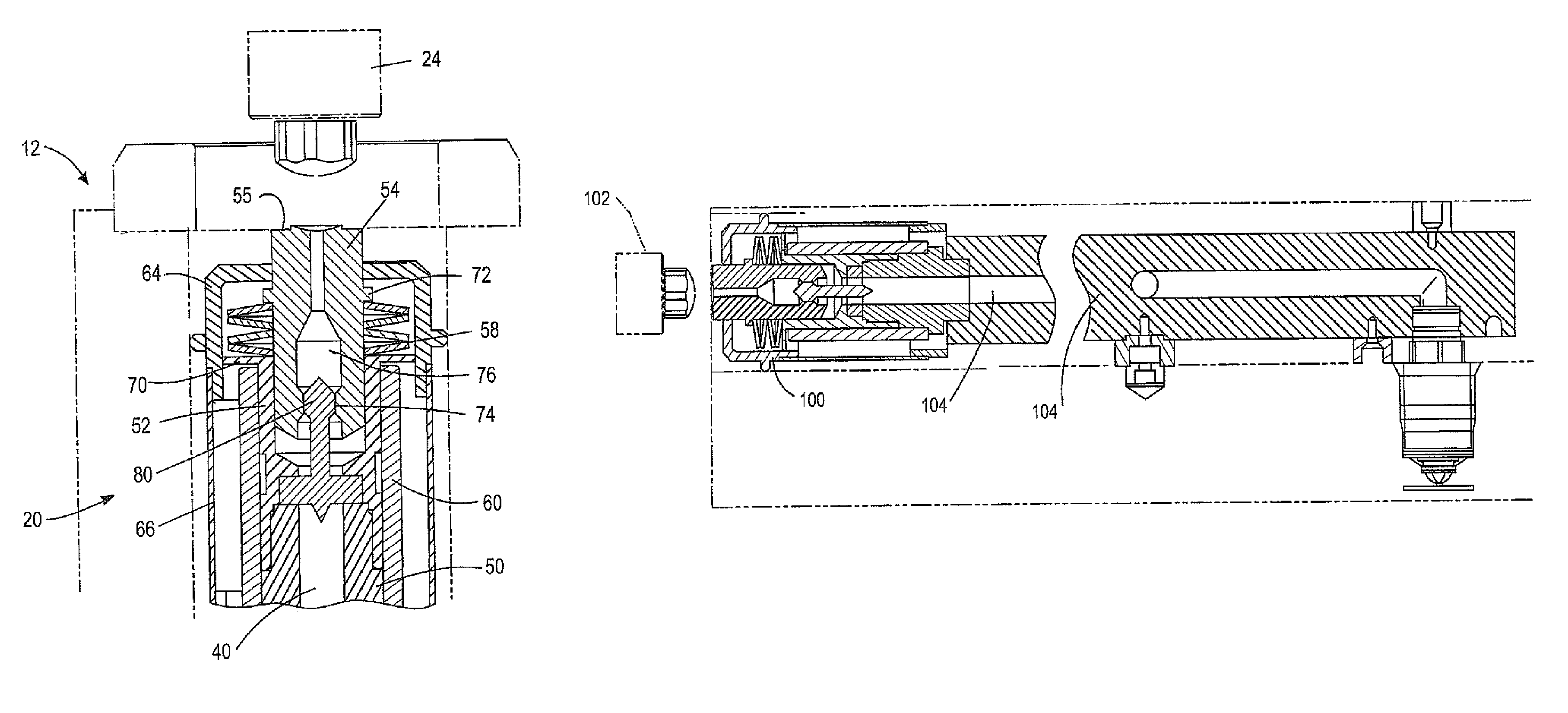 Inlet nozzle for hot runner system