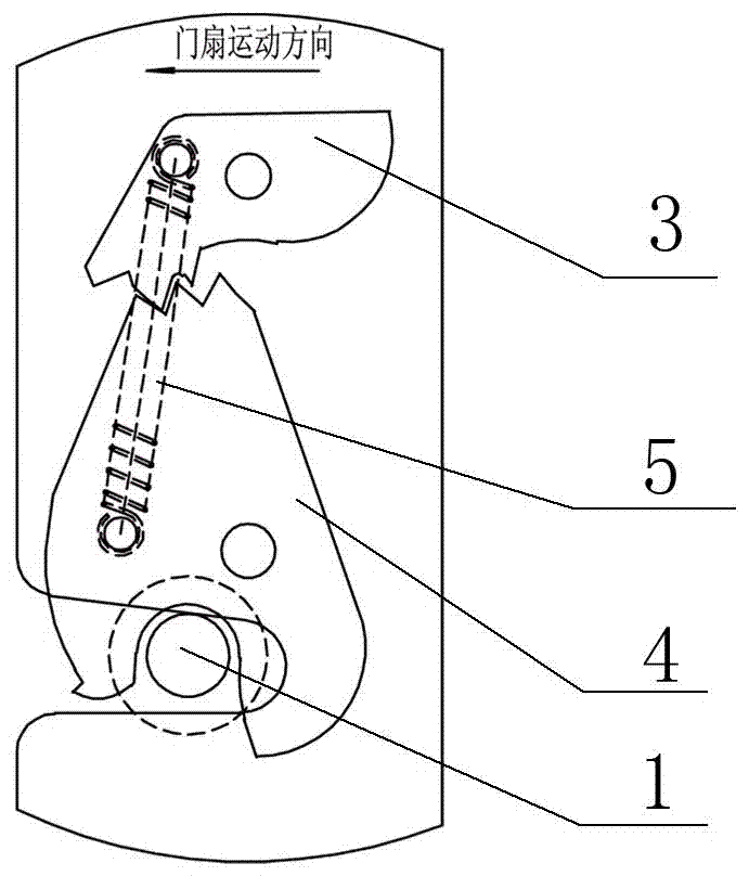 Three-speed integrated hook lock and its locking method