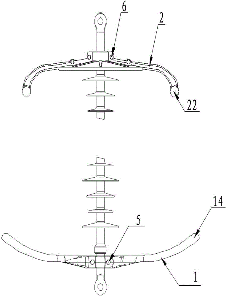 A discharge gap device with pressure equalizing ring