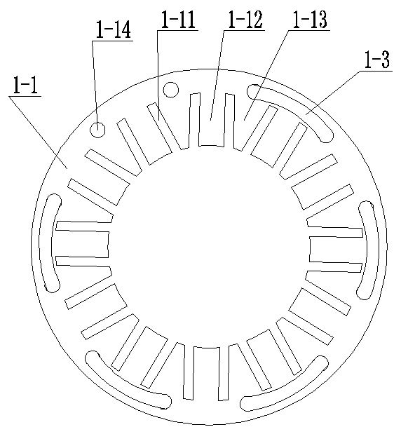 Permanent magnet synchronous motor with high-power density