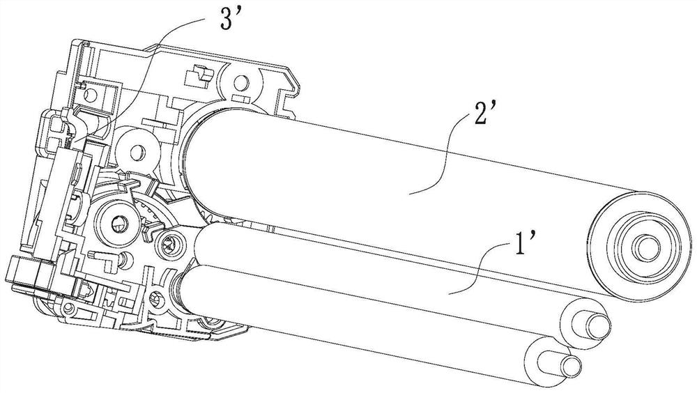 Stirring structure for processing box and processing box thereof