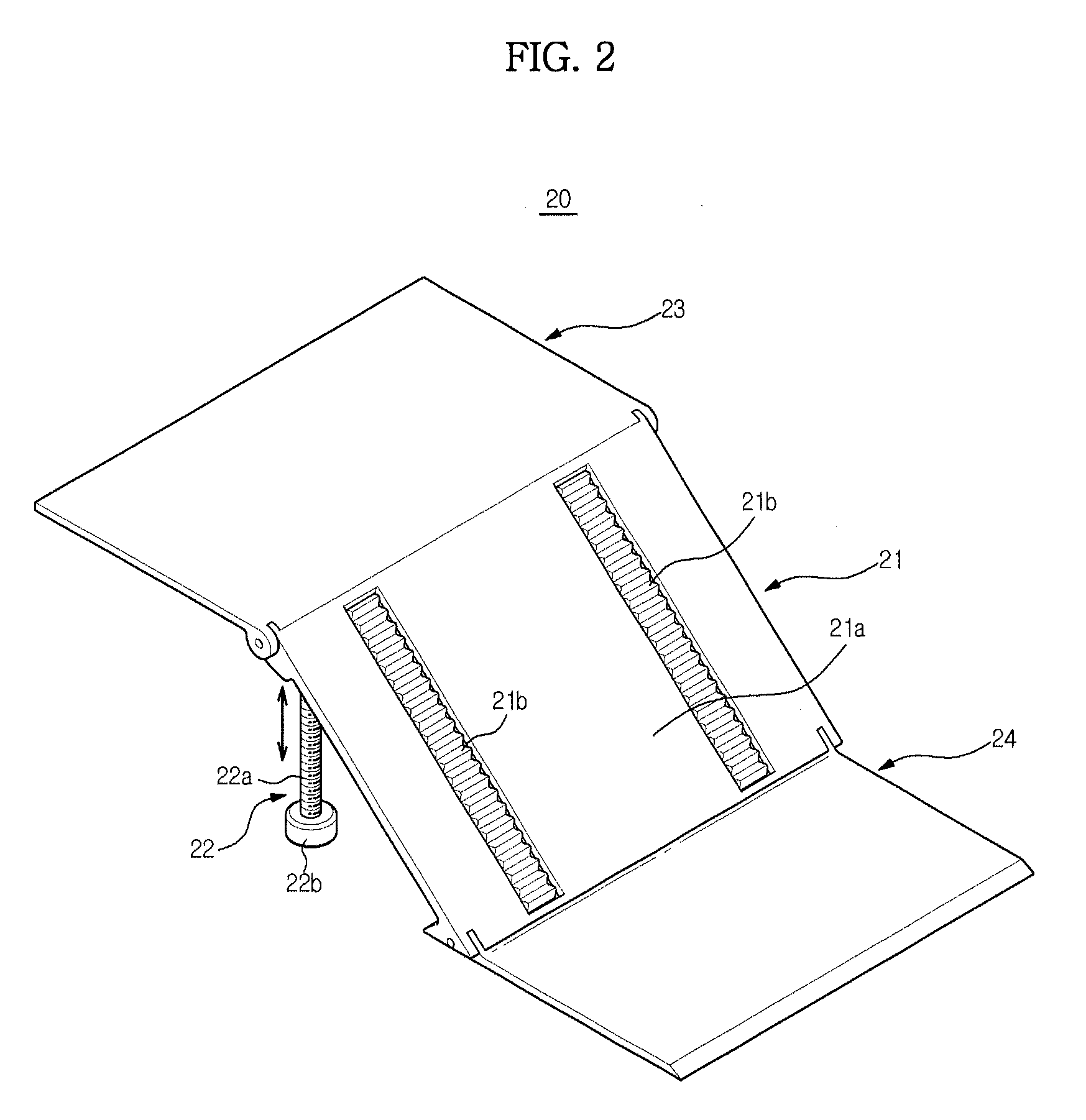 Step climbing device for moving robots, step climbing system for moving robots and step climbing method of moving robot