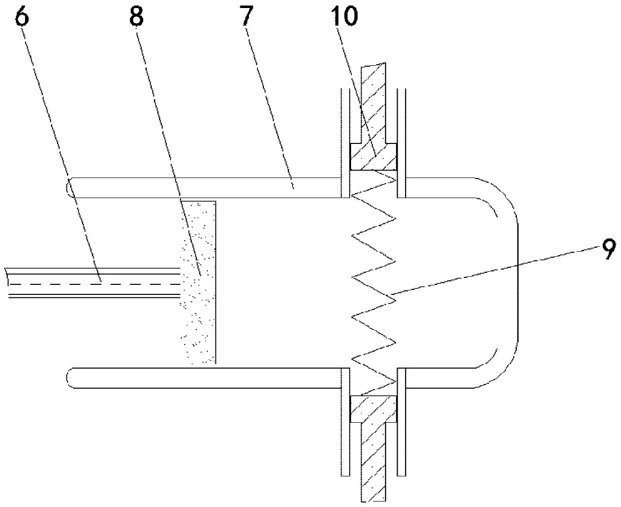 Cylinder wear compensation protection equipment based on diesel engine