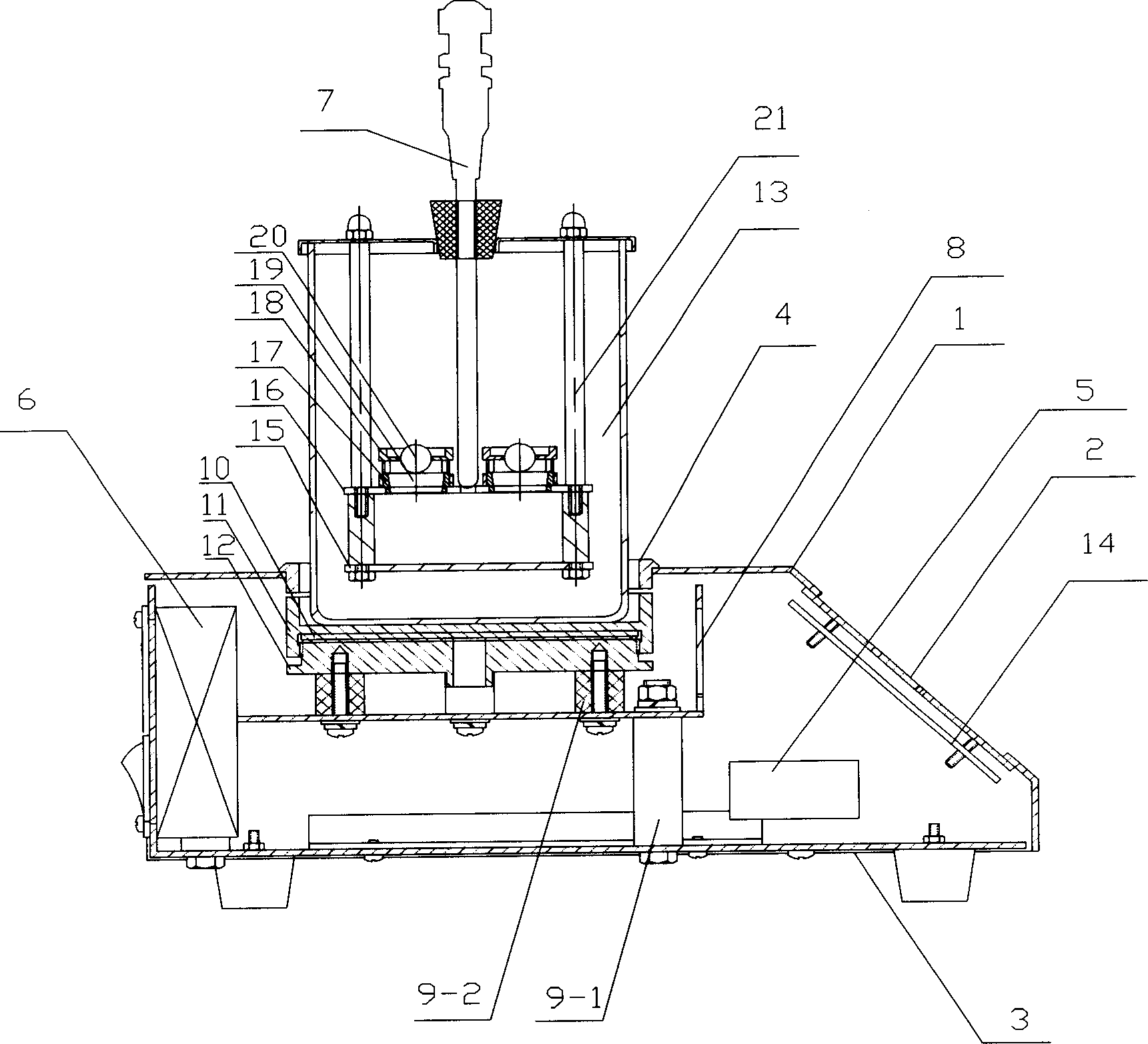 Determination instrument for softening point of ointment
